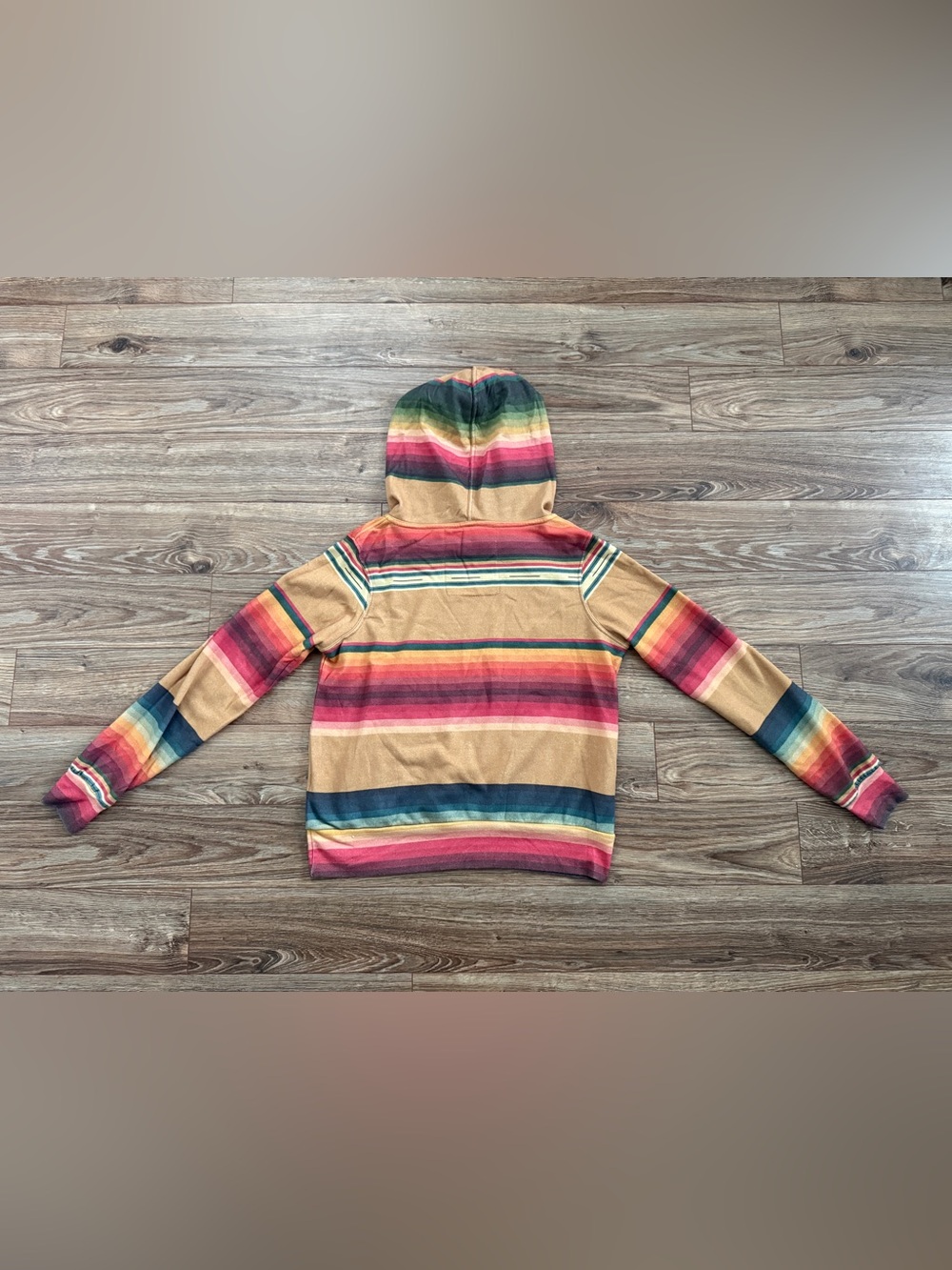 Aviator Nation Ninja hoodie tan / pink sweatshirt w/ matching pants NWT, size S - Picture 3 of 9